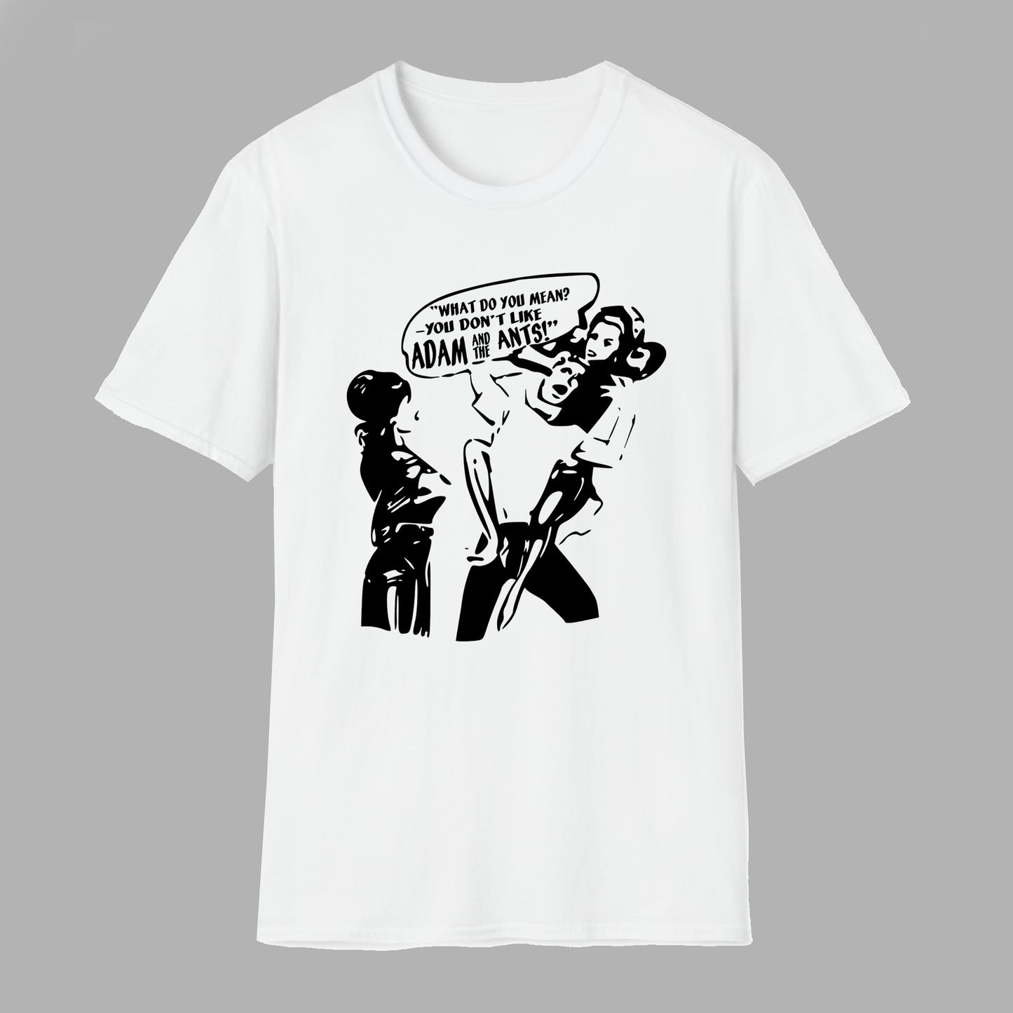 Adam & The Ants 70s English Rock Band White T-Shirt Size S to 3XL