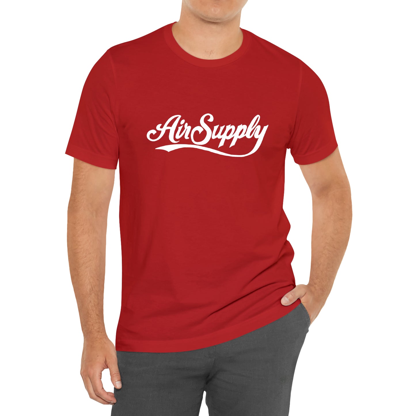 Air Supply Australian Soft Rock Group White Logo Symbol T-Shirt Size S to 3XL