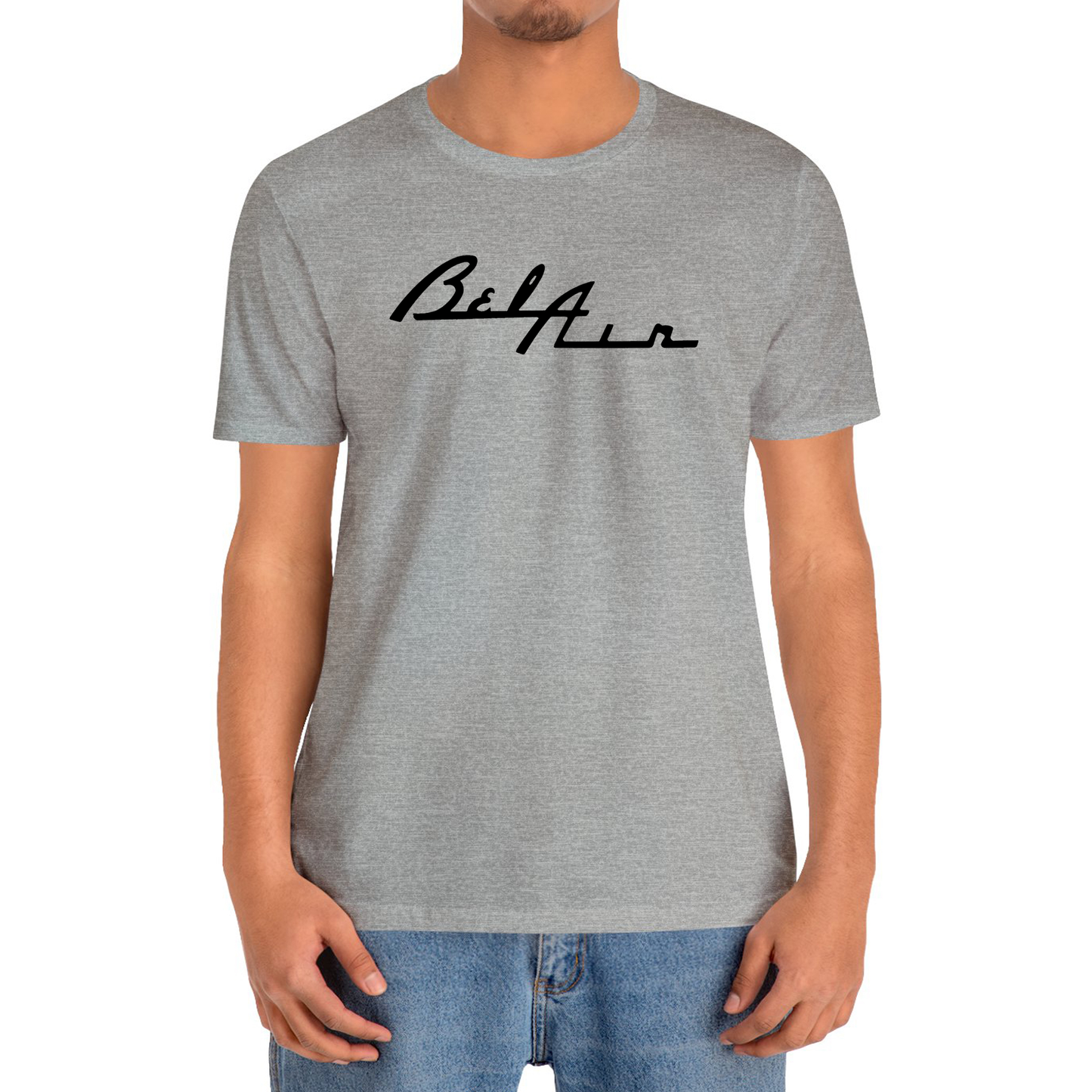 Bel Air Classic Car Logo T-Shirt Size S to 3XL