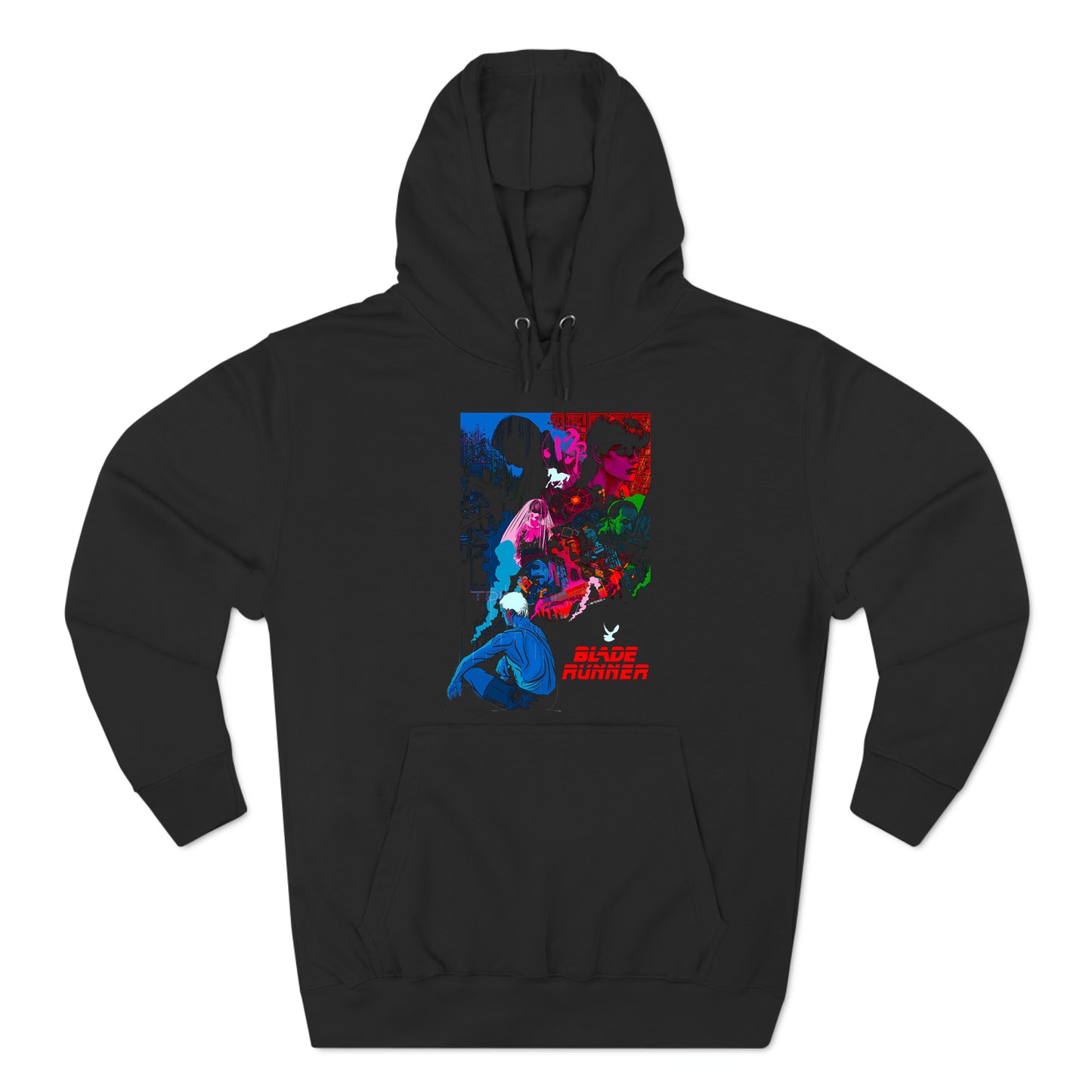 Blade Runner Science Fiction Movie Logo Black Hoodie Sweatshirt Size S to 3XL