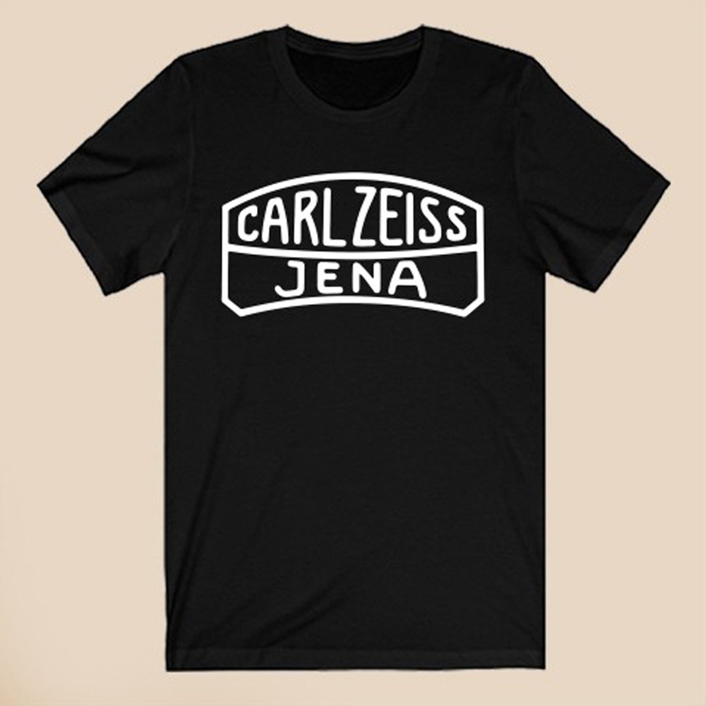 Carl Zeiss Jena German Football Club Logo Symbol Black T-Shirt Size S to 3XL