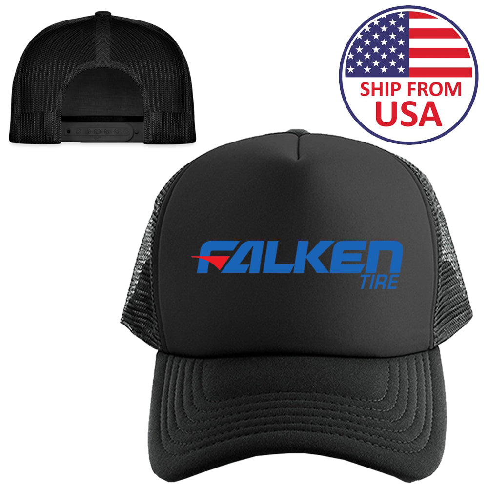 Falken Tires Logo Symbol Black Trucker Hat Cap