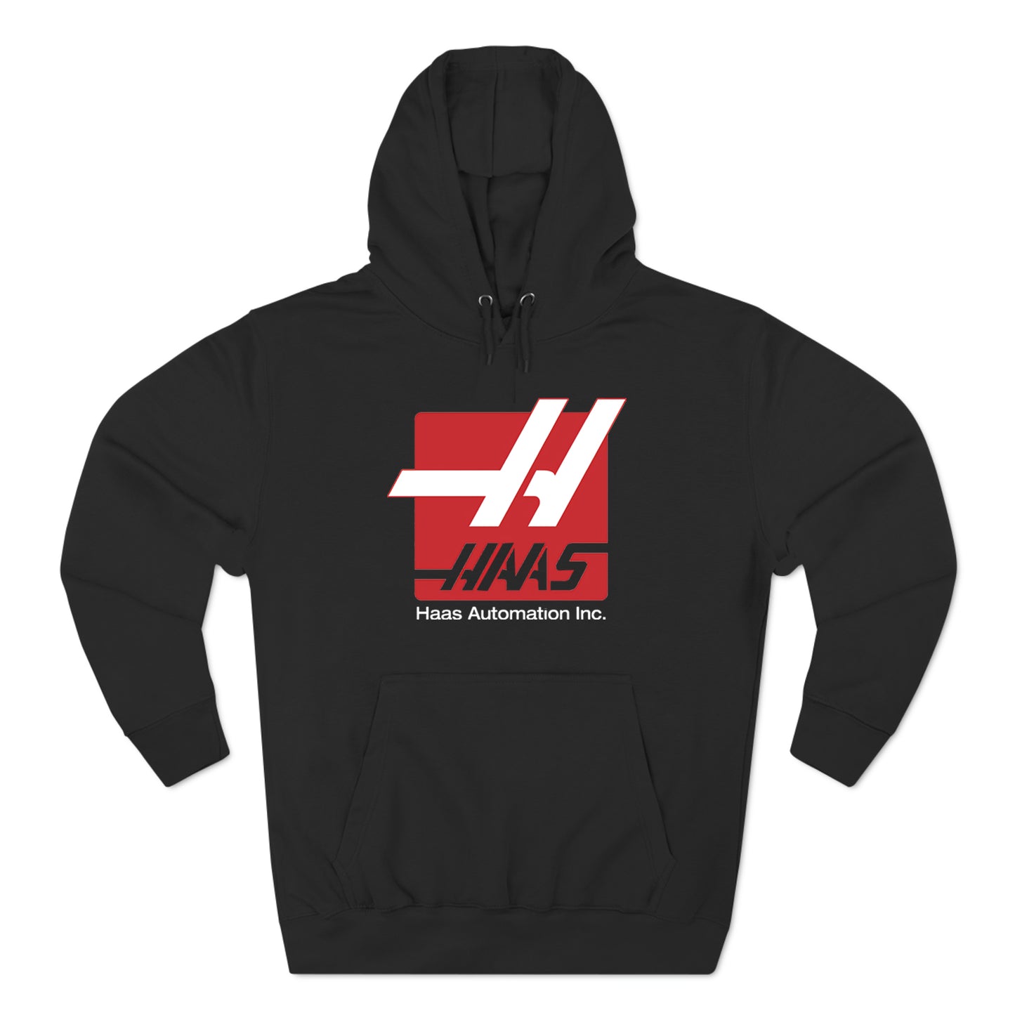 HAAS Automation Machine Racing Team Logo Black Hoodie Sweatshirt Size S to 3XL