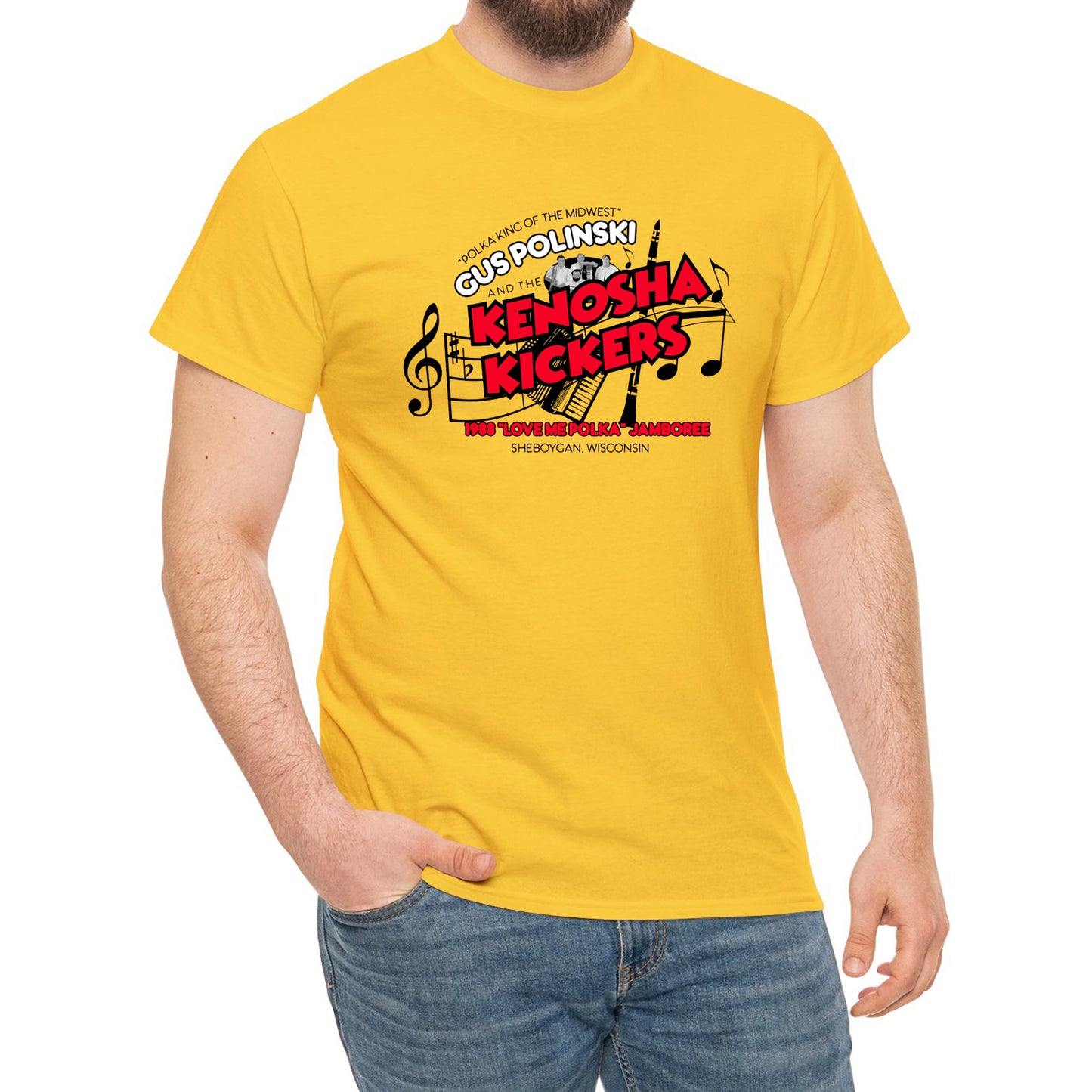 Kenosha Kickers Polka Logo T-Shirt Size S to 3XL