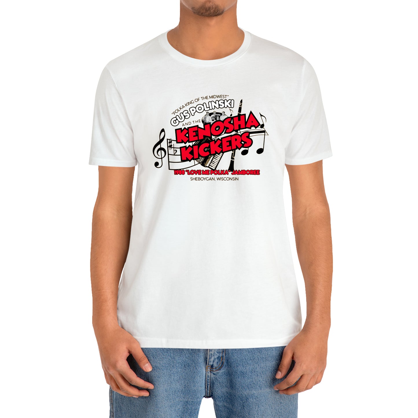 Kenosha Kickers Polka Logo T-Shirt Size S to 3XL