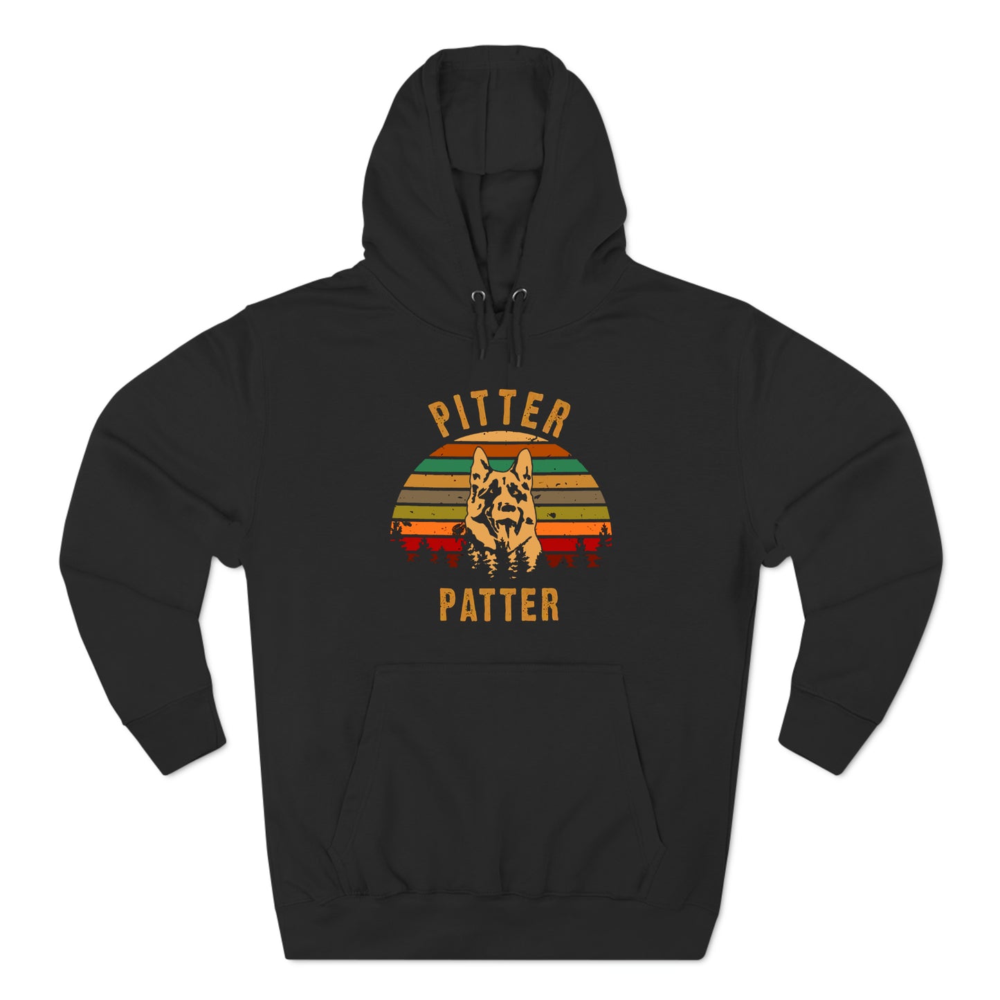 Letterkenny Pitter Patter Dog TV Show Logo Black Hoodie Sweatshirt Size S to 3XL