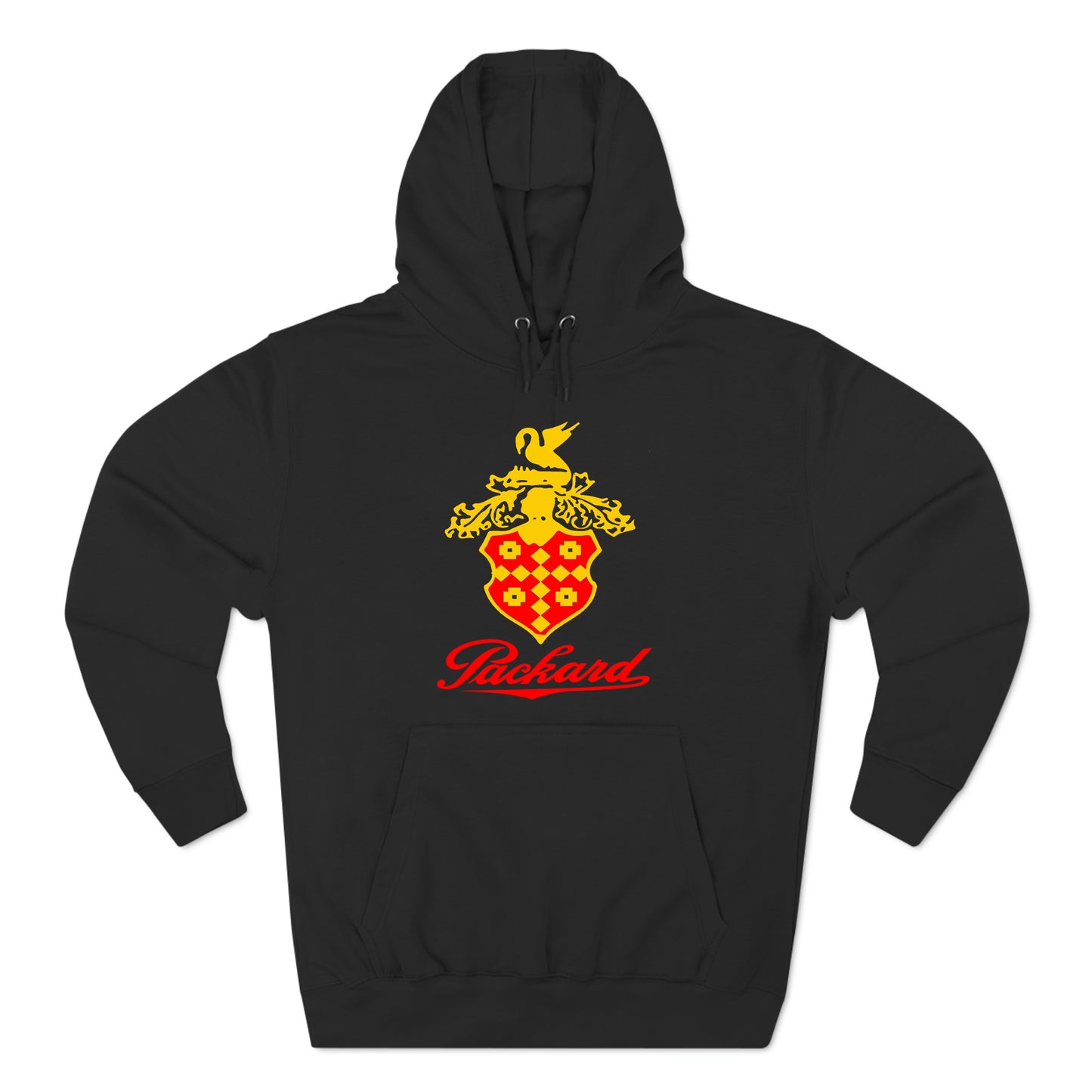 Packard Automobiles Antiques Classic Logo Black Hoodie Sweatshirt Size S to 3XL