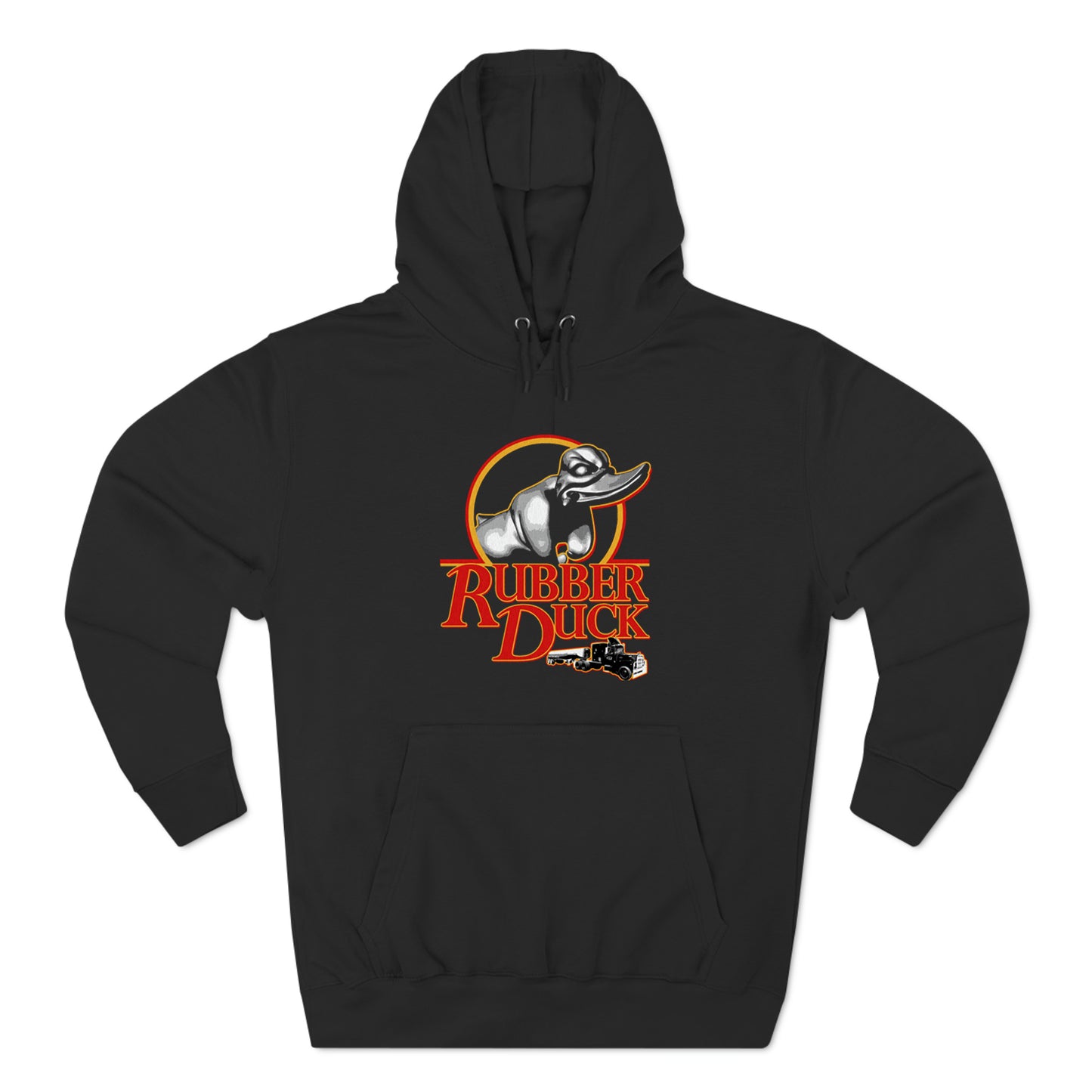 Rubber Duck Convoy Inspired Logo Black Hoodie Sweatshirt Size S to 3XL