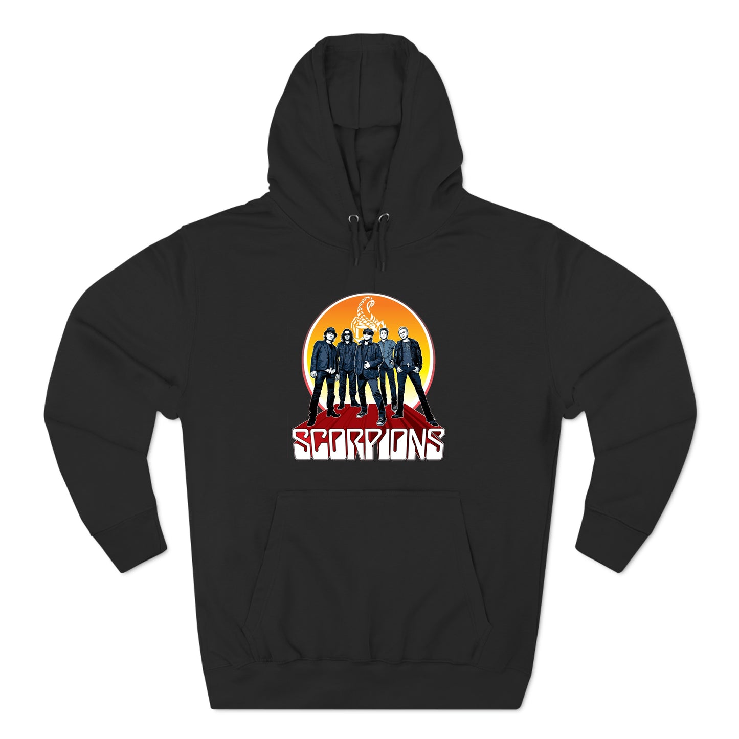 SCORPIONS Band Art Logo Black Hoodie Sweatshirt Size S to 3XL