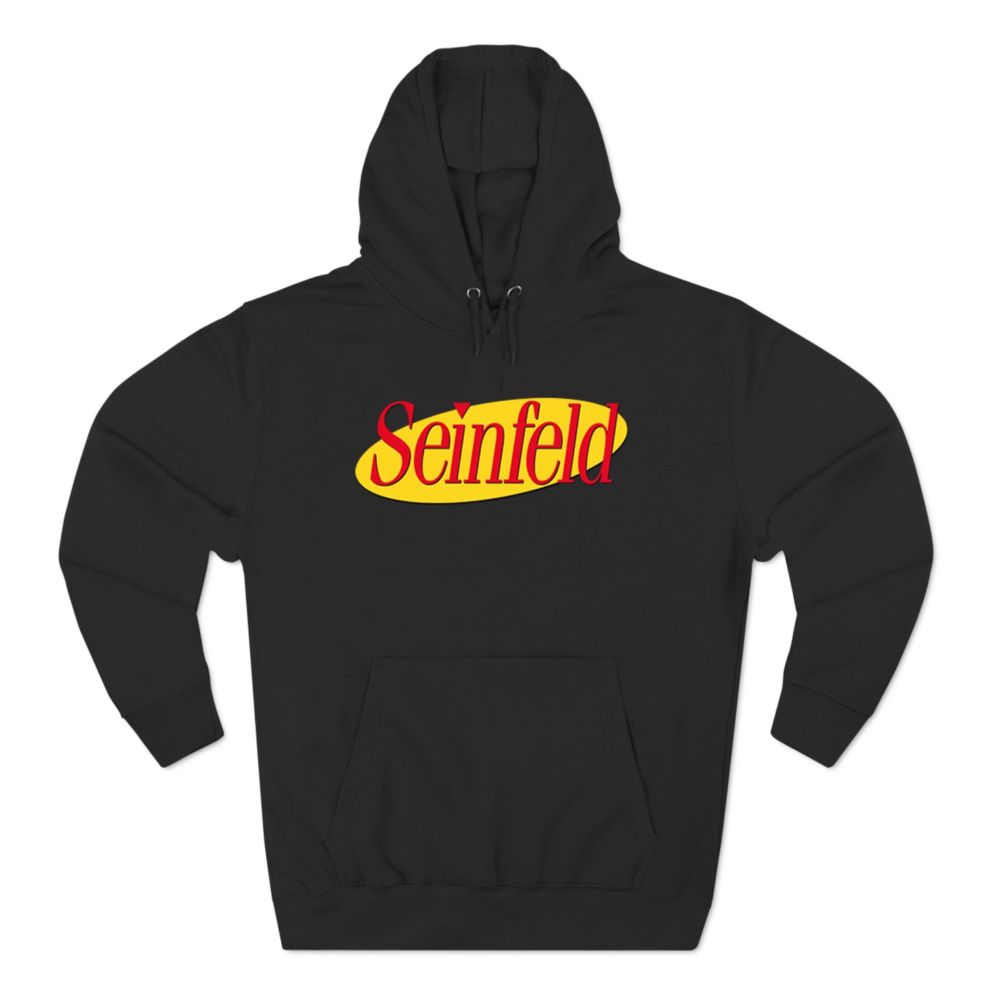 Seinfeld TV Show Logo Black Hoodie Sweatshirt Size S to 3XL