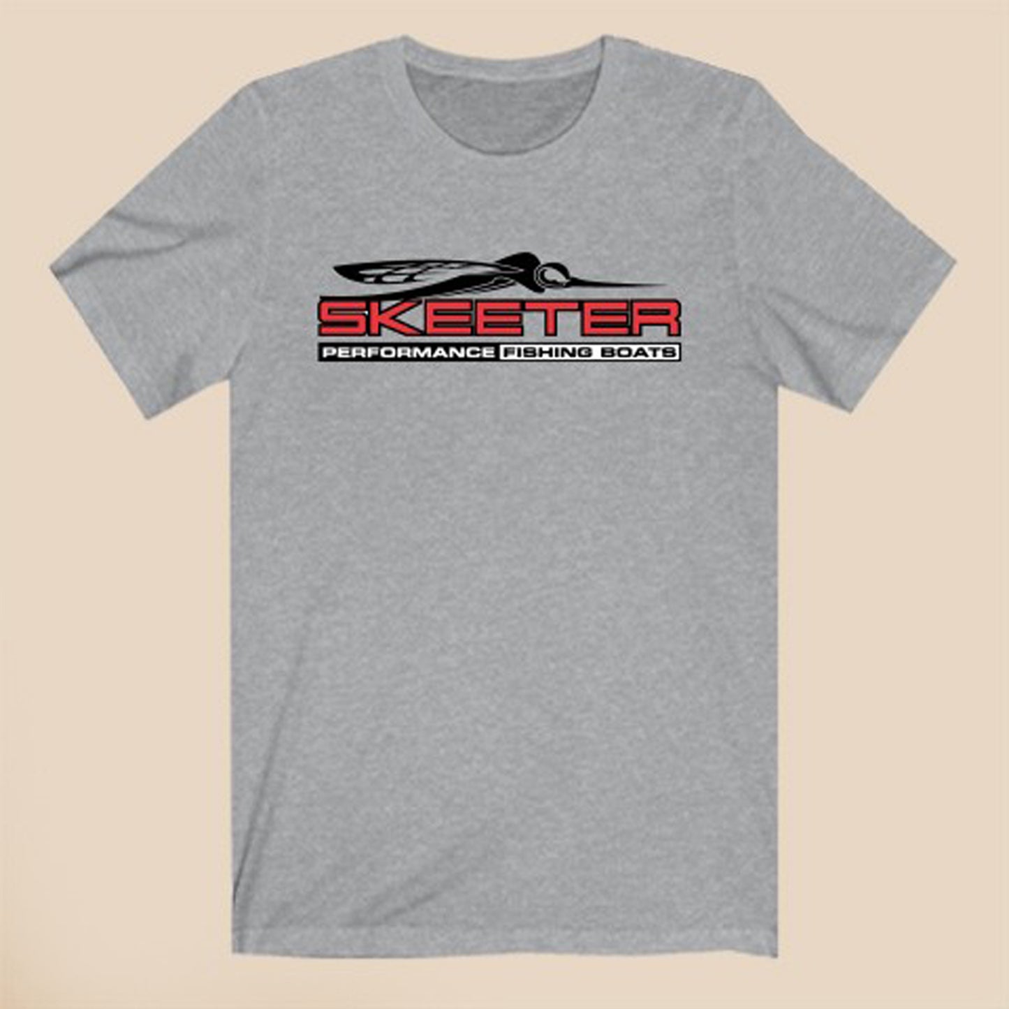 Skeeter Fishing Boats Logo Symbol Gray T-Shirt Size S to 3XL