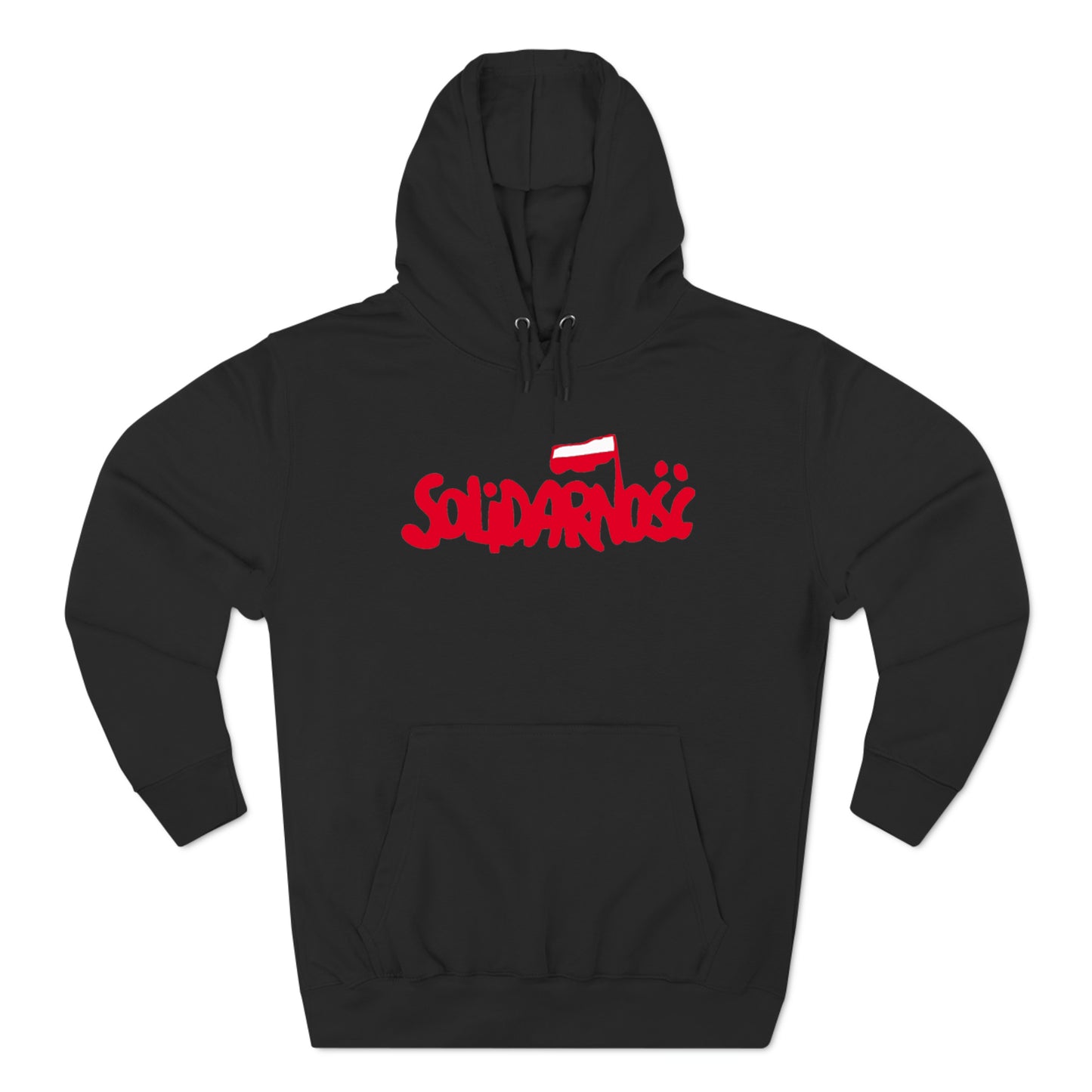 Solidarnosc Poland 1980 Logo Black Hoodie Sweatshirt Size S to 3XL