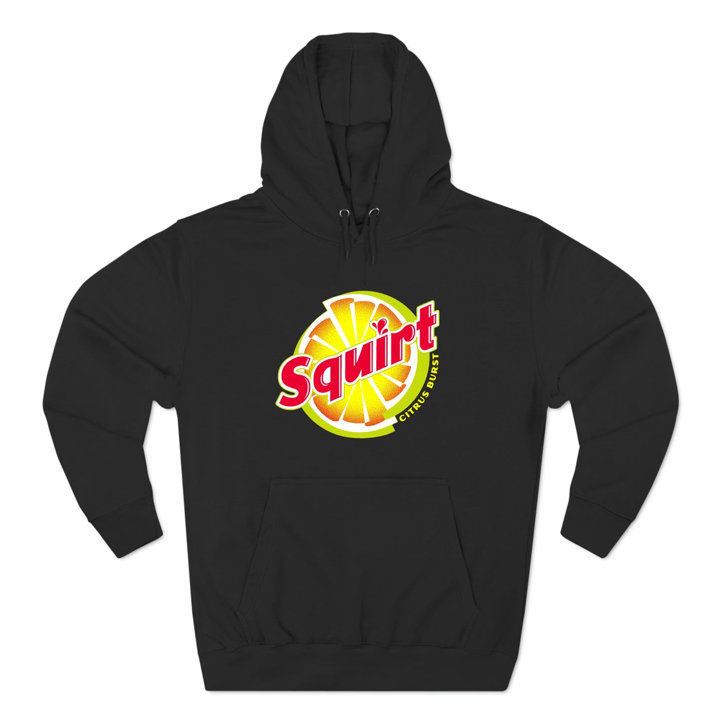 Squirt Lemon Soda Soft Drink Logo Black Hoodie Sweatshirt Size S to 3XL