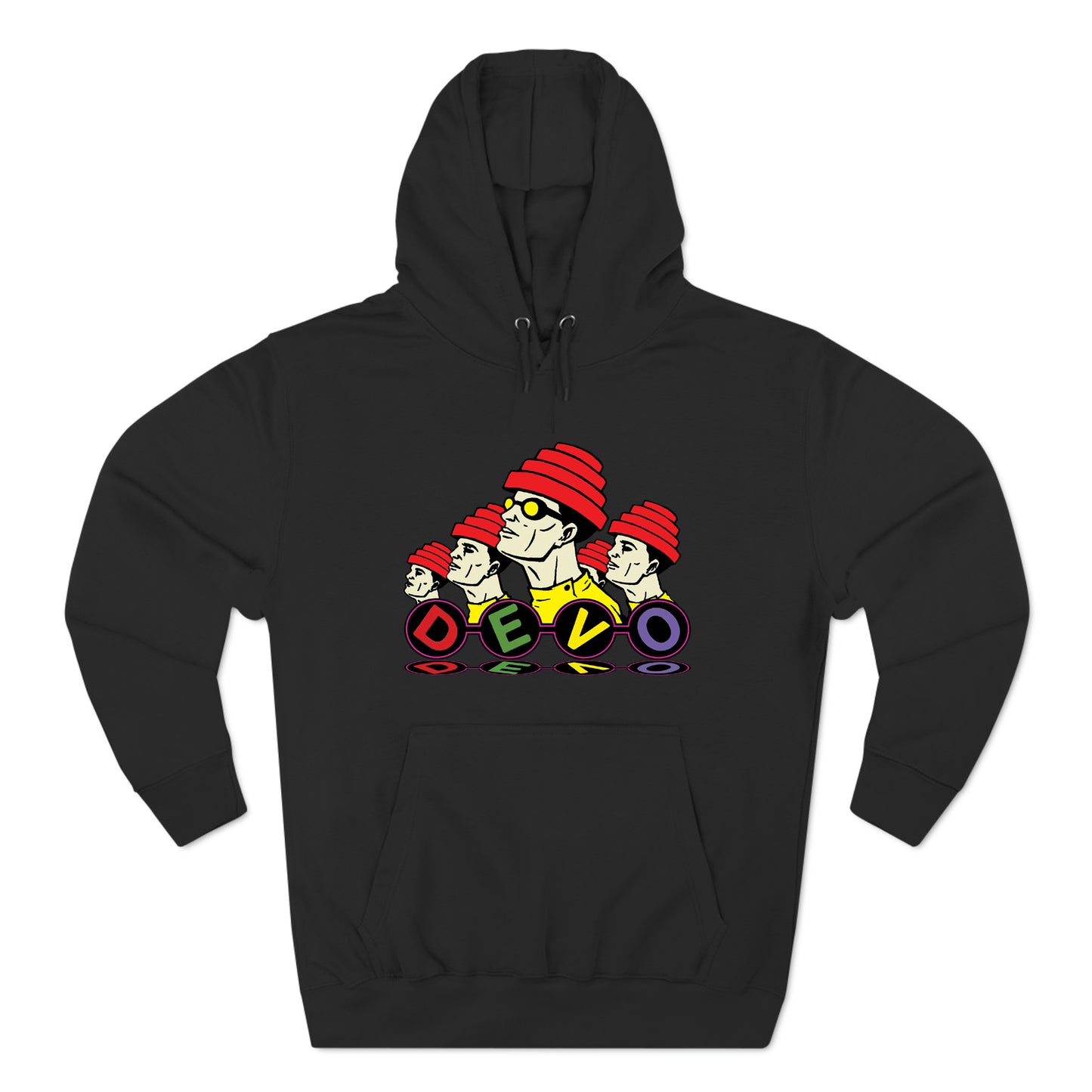 Devo American Rock Band Black Hoodie Sweatshirt Size S to 3XL