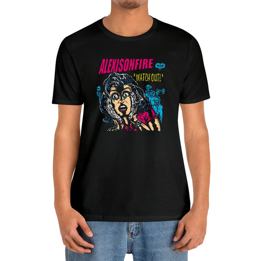 Alexisonfire Watch Out Rock Band Logo Black T-Shirt Size S to 3XL