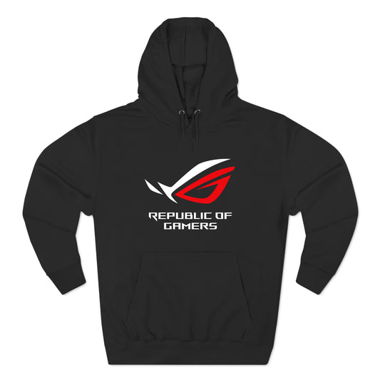 ASUS ROG Republic of Gamers Gaming Logo Black Hoodie Sweatshirt Size S to 3XL