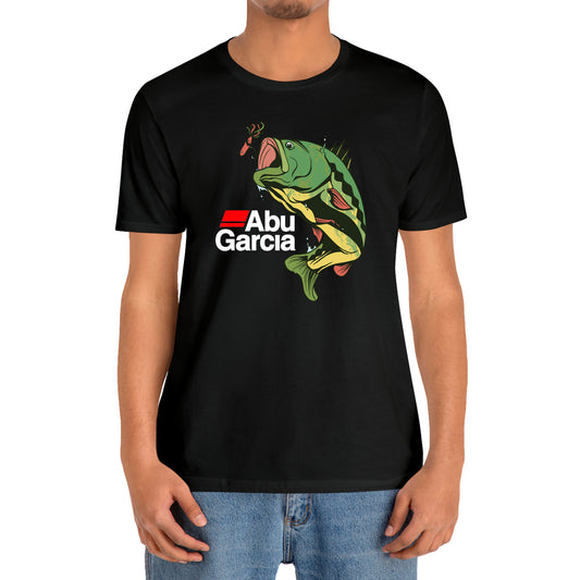 ABU GARCIA Fishing Logo T-Shirt Size S to 3XL