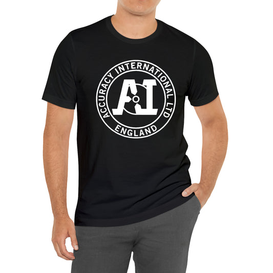 Accuracy International Guns Firearms Logo T-Shirt Size S to 3XL