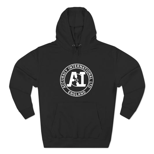 Accuracy International Guns Firearms Logo Black Hoodie Sweatshirt Size S to 3XL