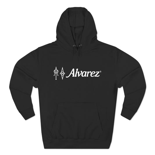 Alvarez Guitar Bass Music Logo Black Hoodie Sweatshirt Size S to 3XL