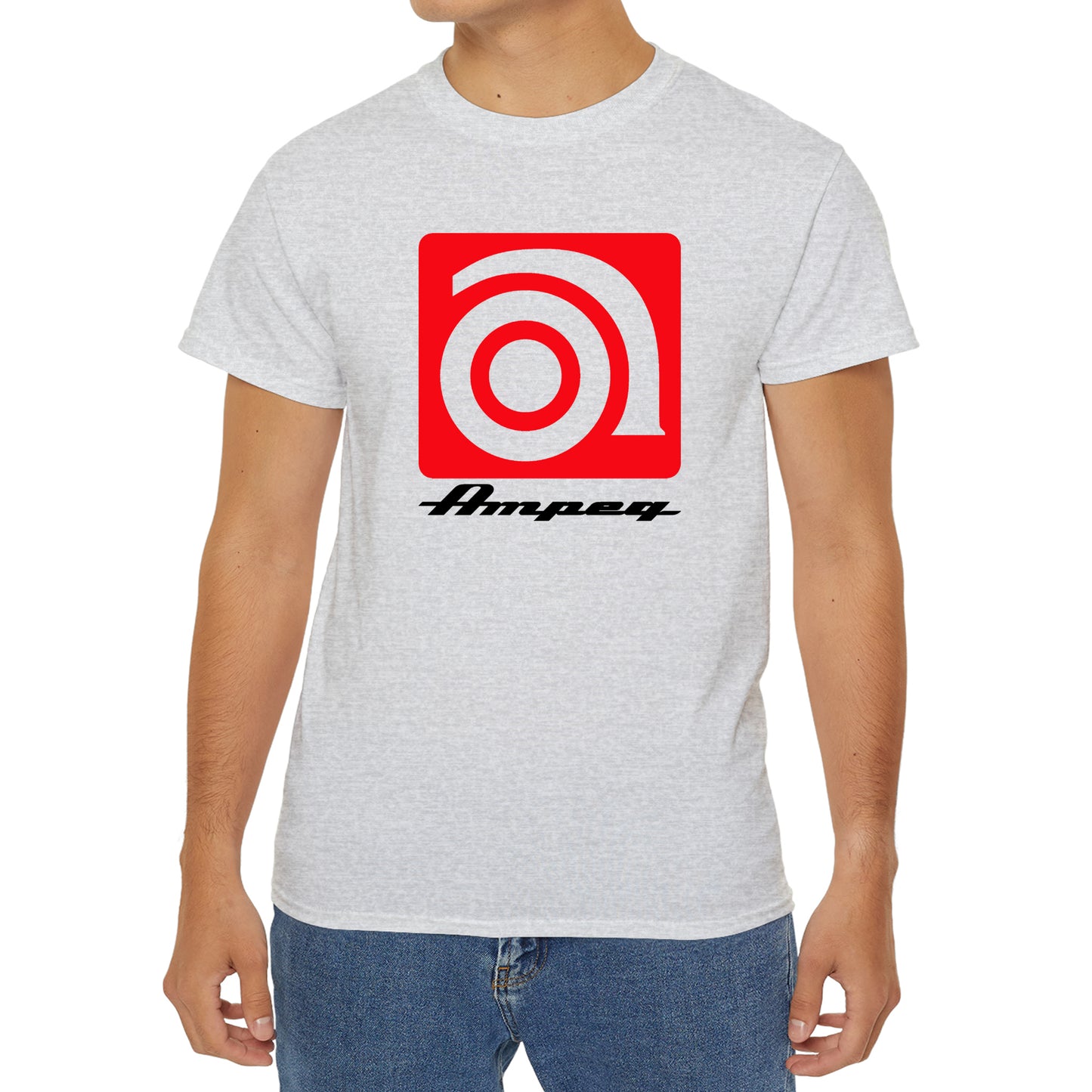 Ampeg Amplifiers Guitar Music Logo T-Shirt Size S to 3XL