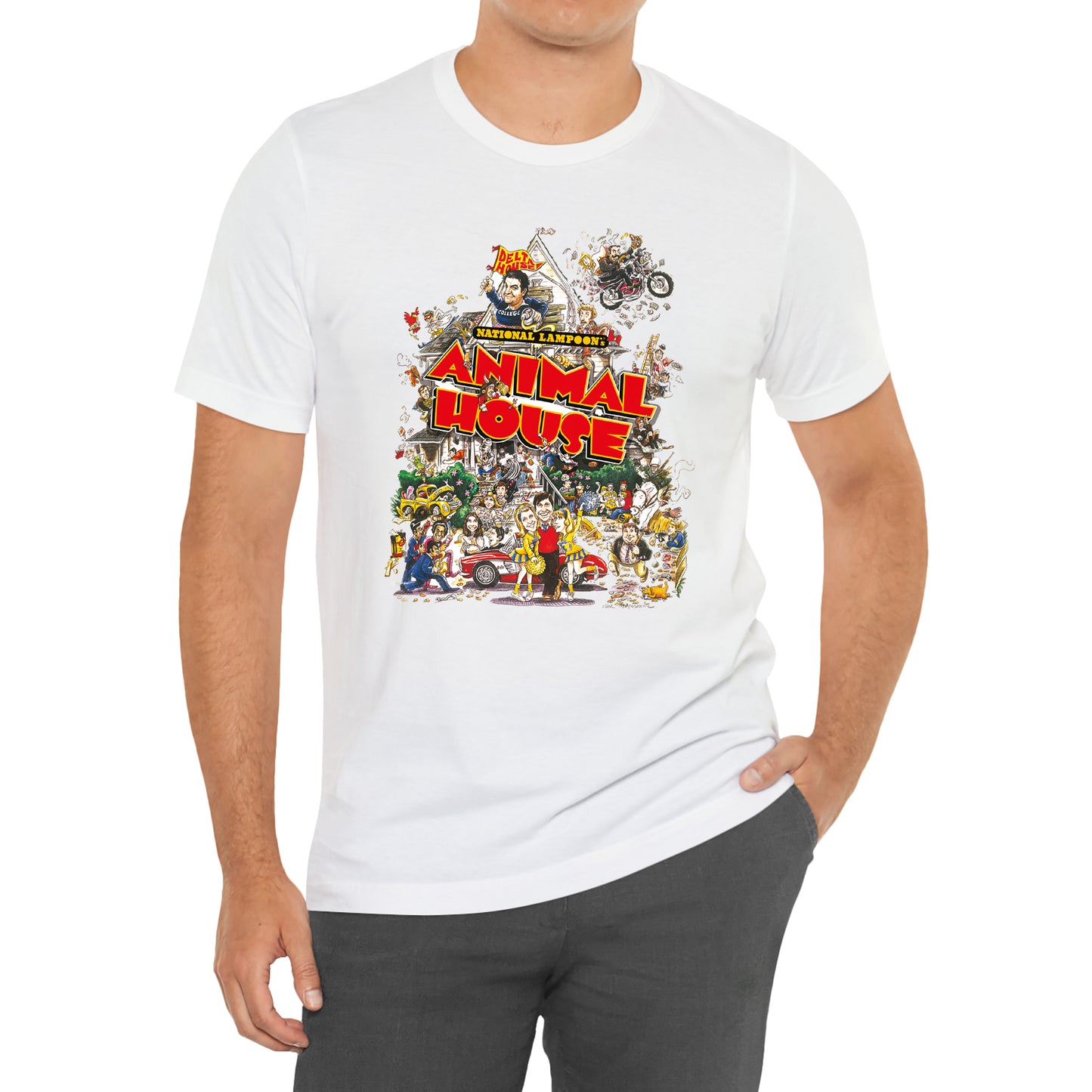 Animal House Movie Poster Logo T-Shirt Size S to 3XL