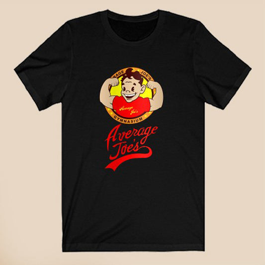 Average Joe's Gym Logo Symbol Black T-Shirt Size S to 3XL