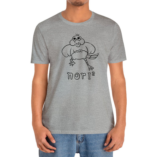 Banana Eiji Nori Bird Logo Symbol Gray T-Shirt Size S to 3XL