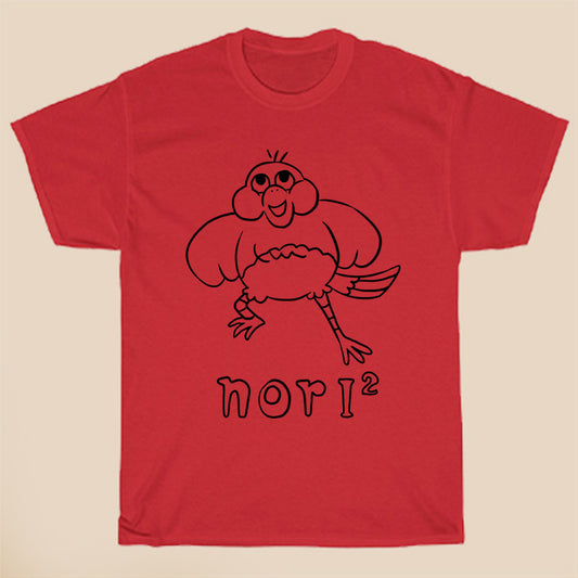 Banana Eiji Nori Bird Logo Symbol Red T-Shirt Size S to 3XL