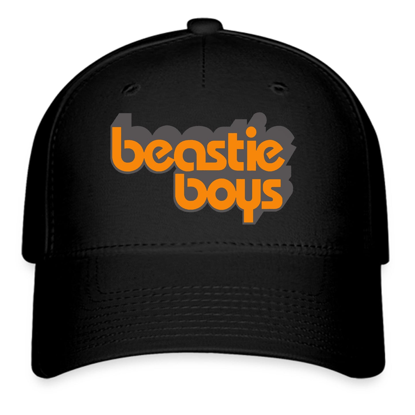 Beastie Boys Logo Symbol Black Baseball Cap Hat Size Adult S/M and L/XL