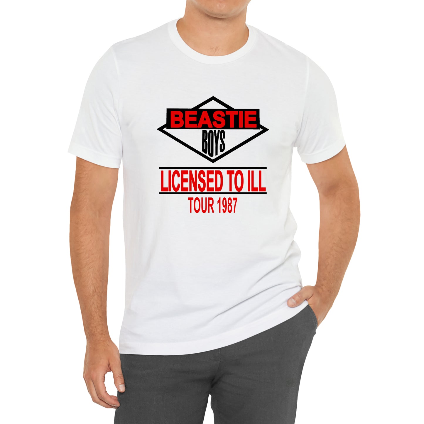 Beastie Boys American Hip Hop Group Licensed to Ill Logo Symbol T-Shirt Size S to 3XL