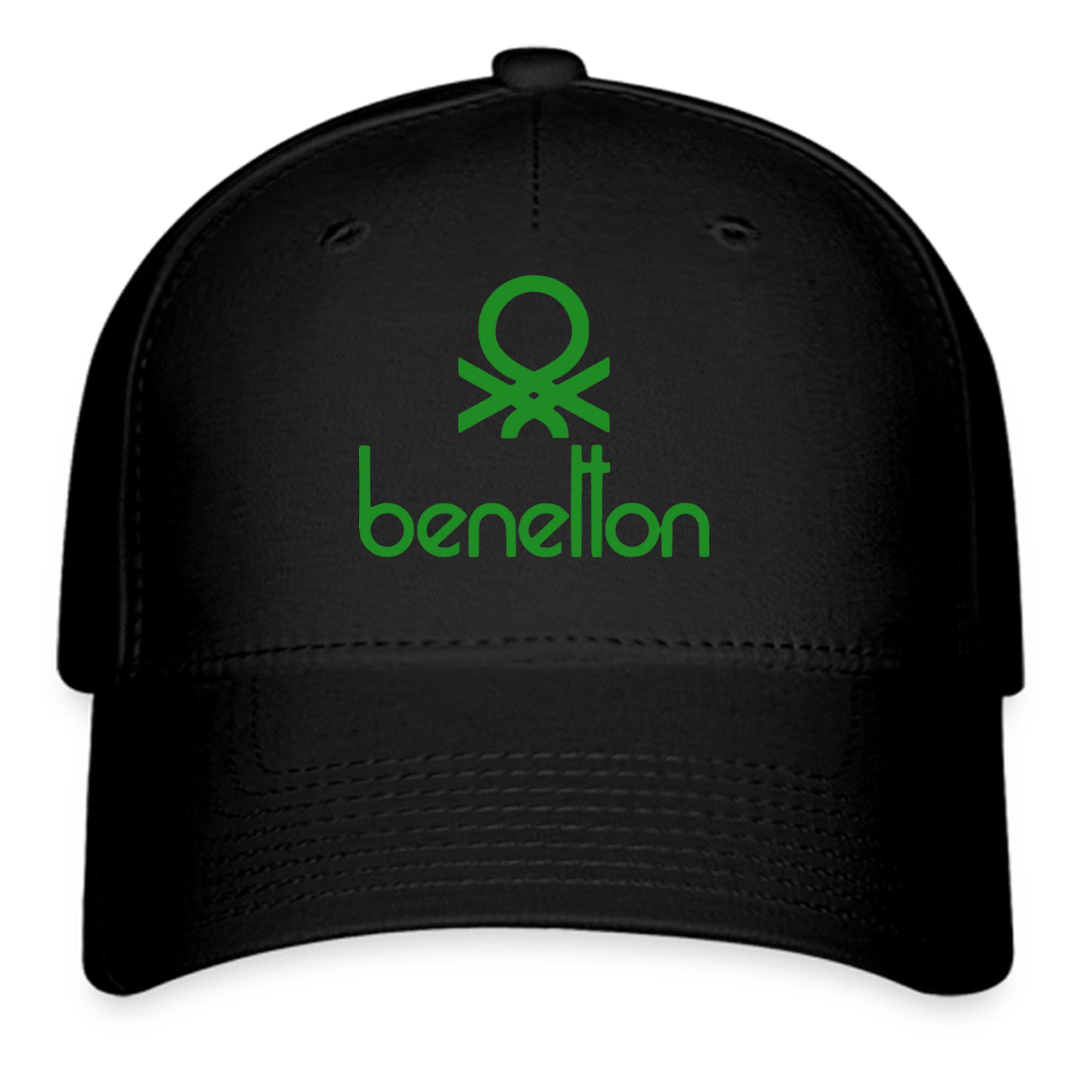 Benetton Racing Logo Symbol Black Baseball Cap Hat Size Adult S/M and L/XL