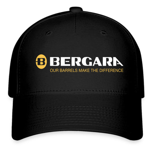 Bergara Guns Firearms Logo Symbol Black Baseball Cap Hat Size Adult S/M and L/XL