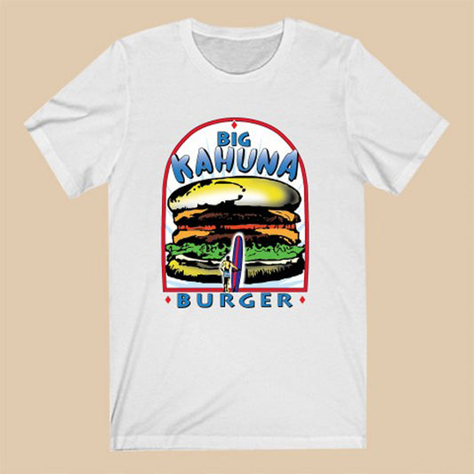 Big Kahuna Burger Pulp Fiction Logo Symbol White T-Shirt Size S to 3XL