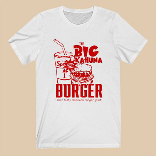 Big Kahuna Burger Promotion Poster Logo Symbol White T-Shirt Size S to 3XL