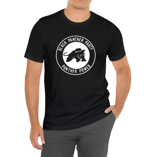 Black Panther Party Logo Symbol T-Shirt Size S to 3XL