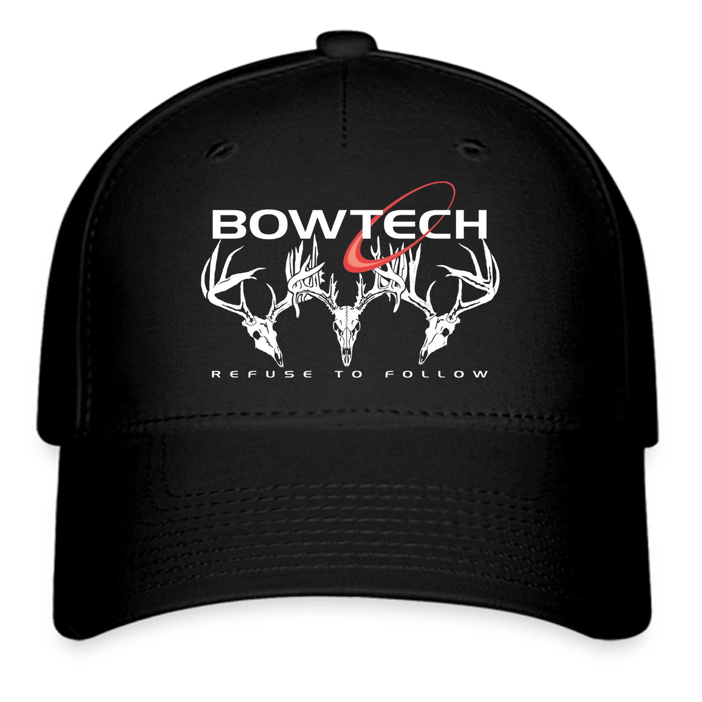 Bowtech Compound Bows Logo Symbol Black Baseball Cap Hat Size Adult S/M and L/XL