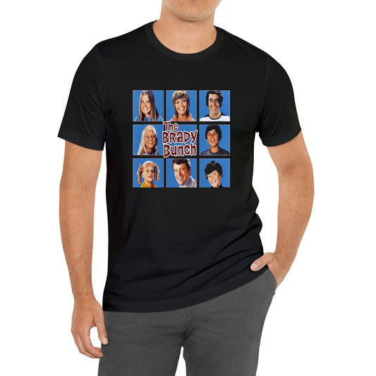 The Brady Bunch Retro TV Show Logo T-Shirt Size S to 3XL