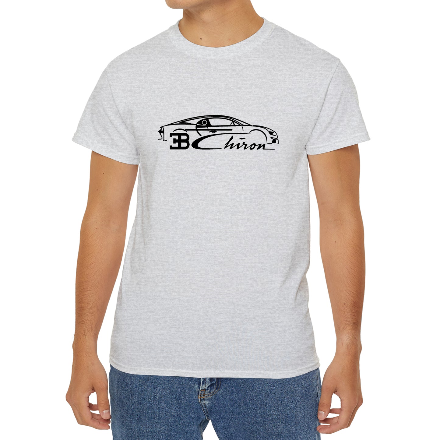 Bugatti Chiron Racing Logo T-Shirt Size S to 3XL