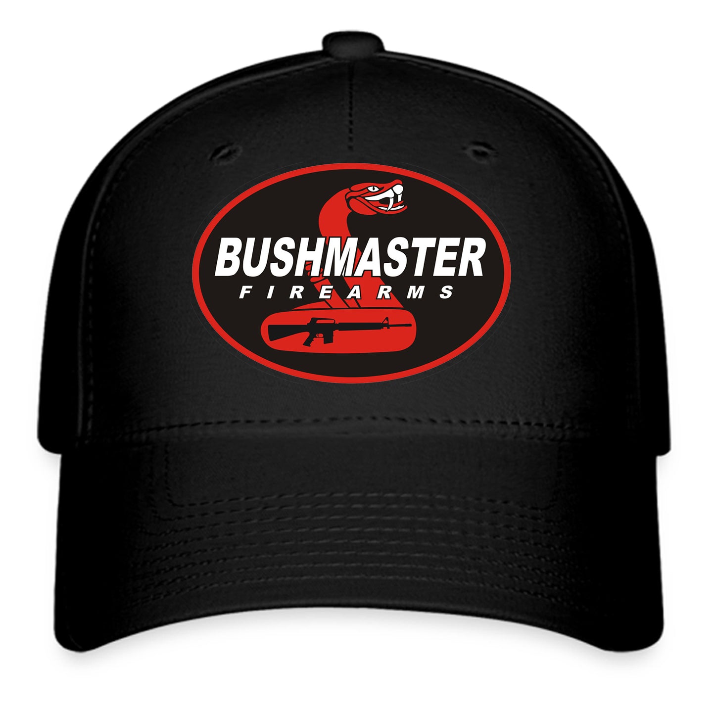 Bushmaster Firearms Logo Symbol Black Baseball Cap Hat Size Adult S/M and L/XL