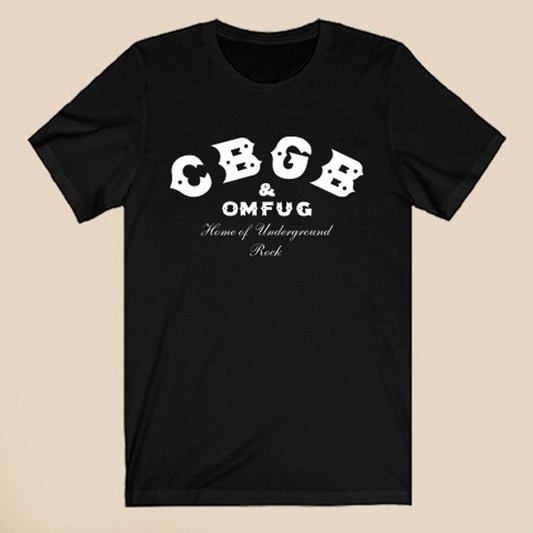 CBGB & Omfug Club Music Logo Symbol Black T-Shirt Size S to 3XL