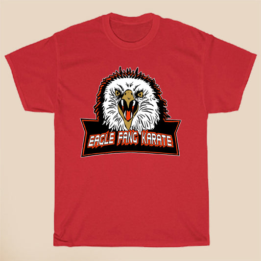 Cobra Kai Eagle Fang Karate Logo Symbol Red T-Shirt Size S to 3XL
