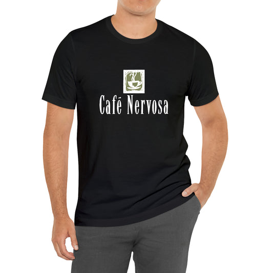 Cafe Nervosa Logo T-Shirt Size S to 3XL