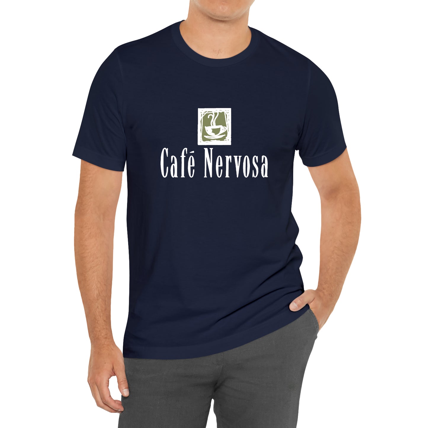 Cafe Nervosa Logo T-Shirt Size S to 3XL