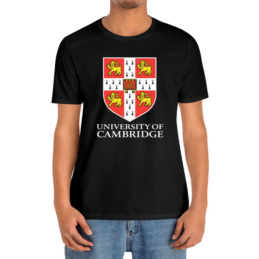 Cambridge University Logo T-Shirt Size S to 3XL