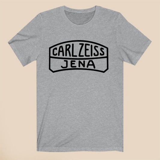 Carl Zeiss Jena German Football Club Logo Symbol Gray T-Shirt Size S to 3XL