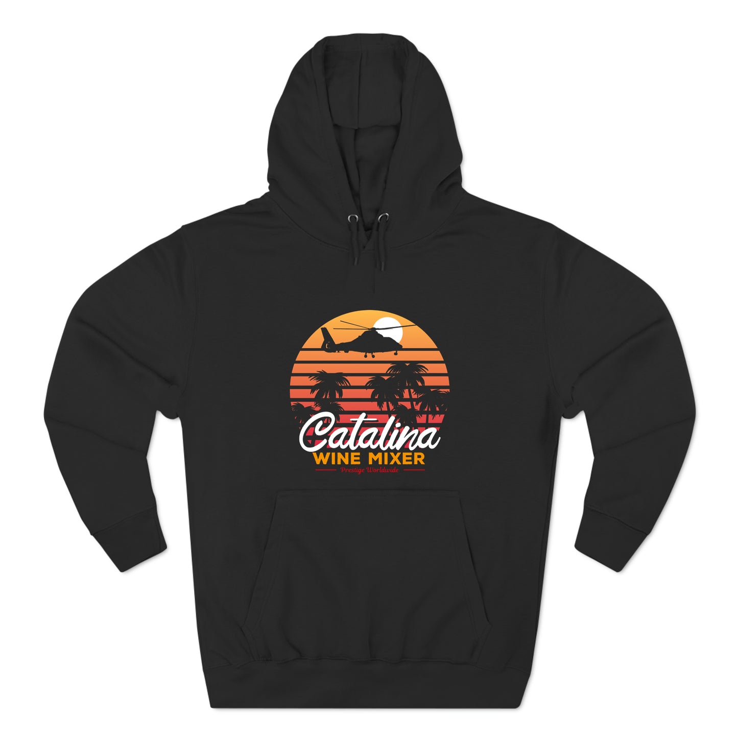 Catalina Wine Mixer Step Brothers Movie Logo Black Hoodie Sweatshirt Size S to 3XL