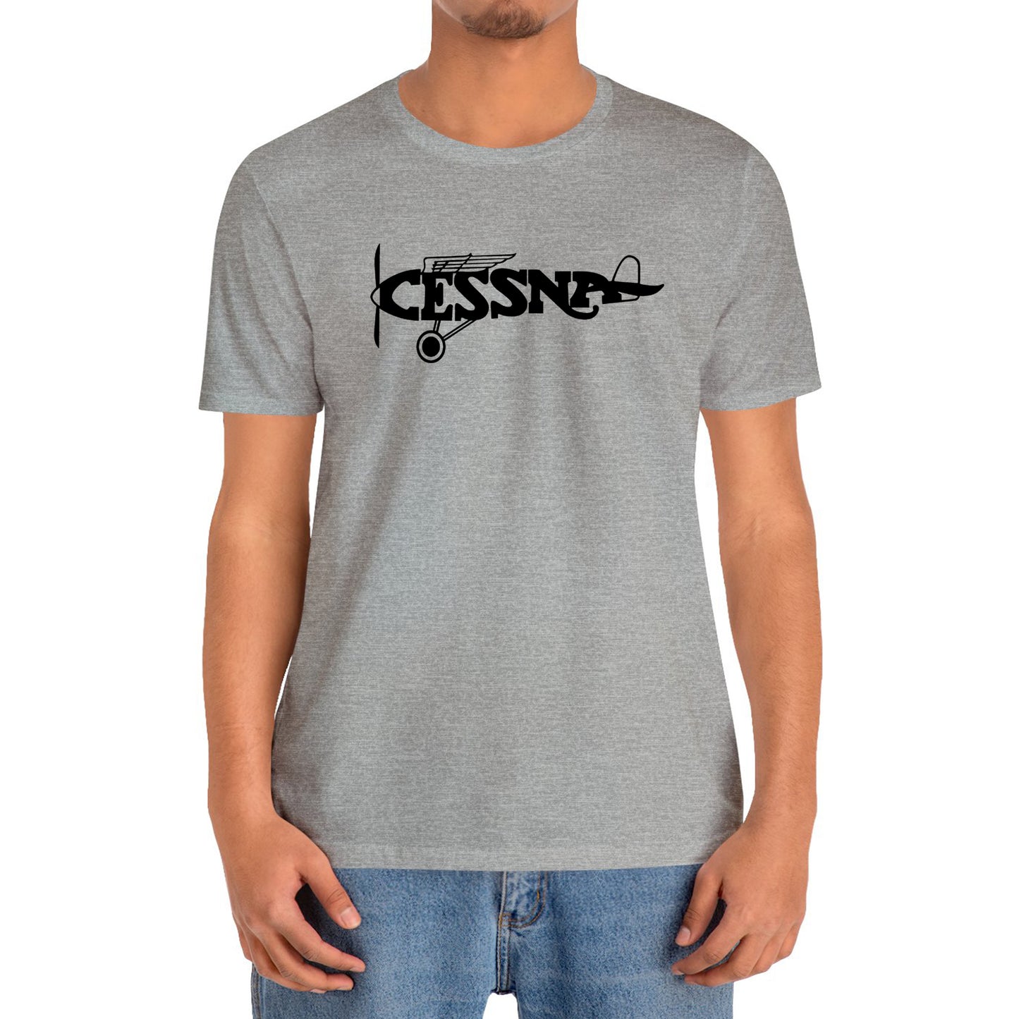 Cessna Aircraft Company Logo T-Shirt Size S to 3XL