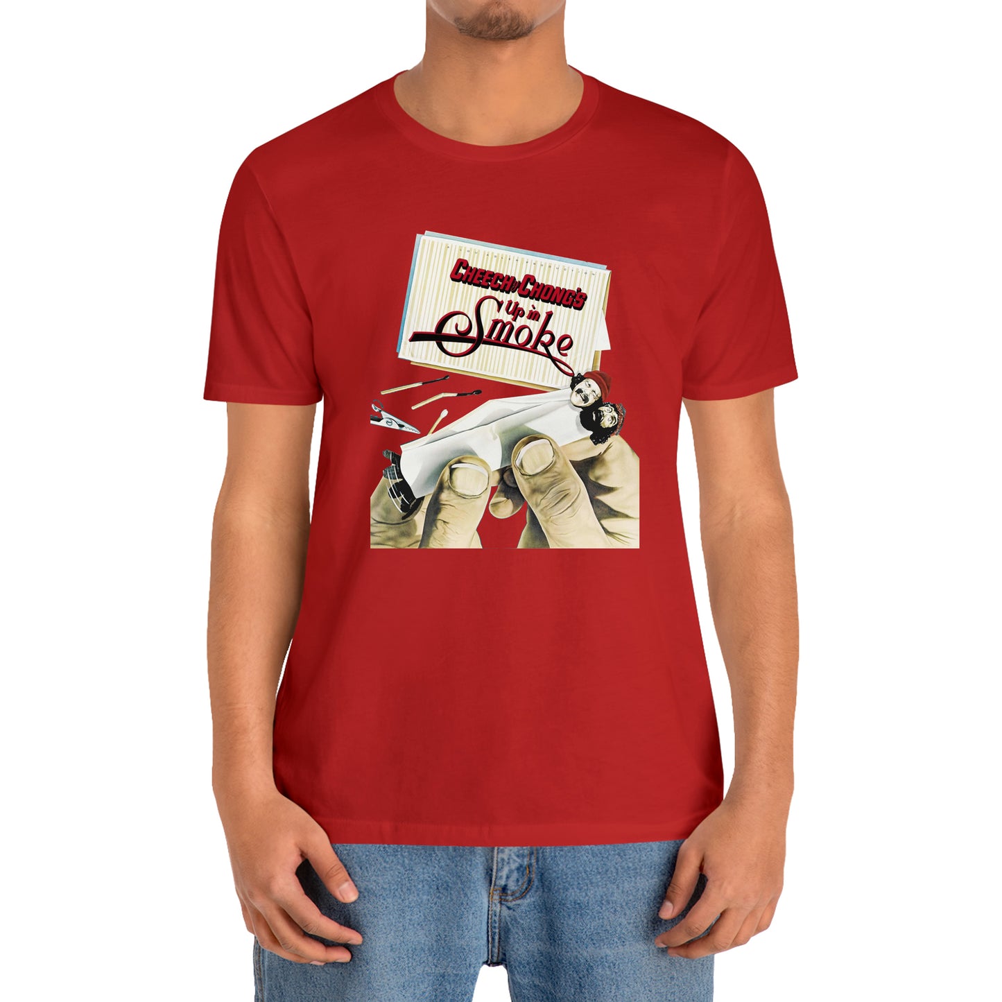 Cheech And Chong Up In Smoke Logo T-Shirt Size S to 3XL