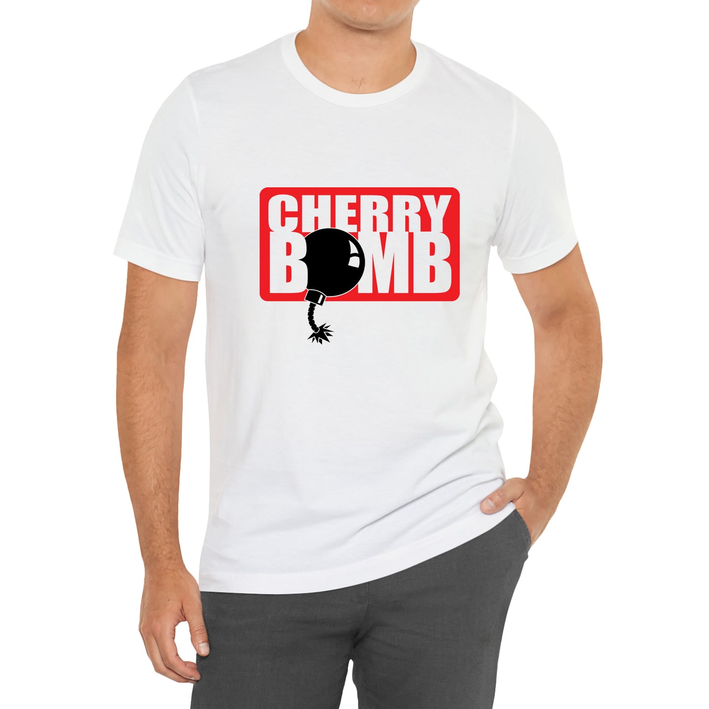 Cherry Bomb Logo Exhaust Headers T-Shirt Size S to 3XL